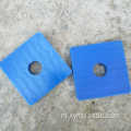 Blauw kunststof nylon plaat CNC nylon PA6 onderdeel